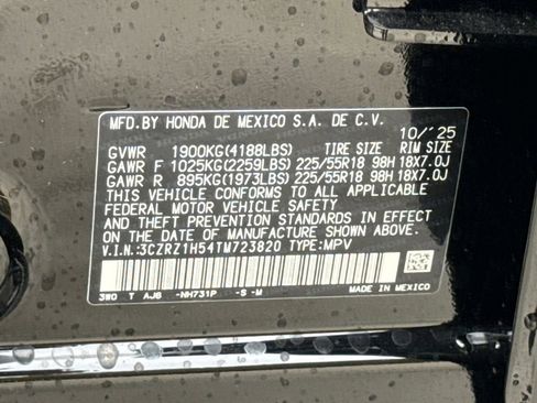 New 2026 Honda HR-V Sport image 28