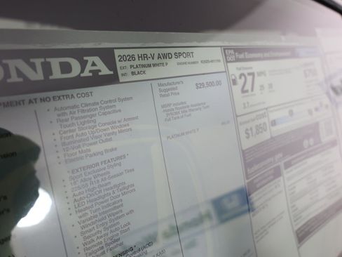 New 2026 Honda HR-V Sport image 26