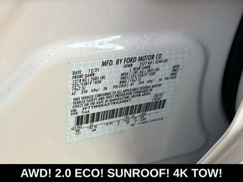 New 2026 Ford Maverick Lariat w/ 4K Tow Package AWD/4WD image 36