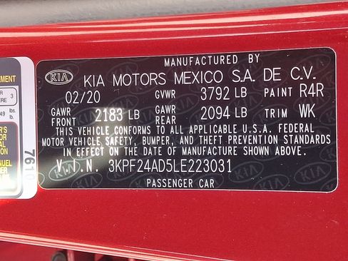 Used 2020 Kia Forte LXS FWD image 26