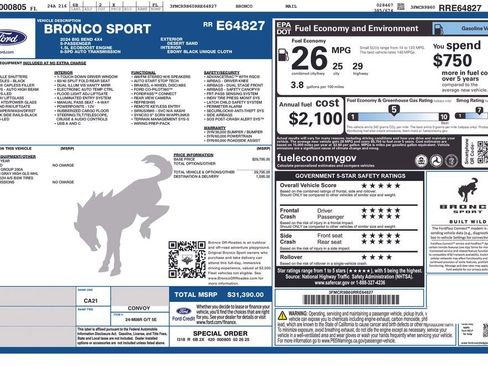 Used 2024 Ford Bronco Sport Big Bend image 15