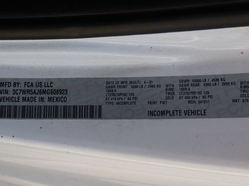 Used 2021 RAM 2500 Tradesman AWD/4WD image 49