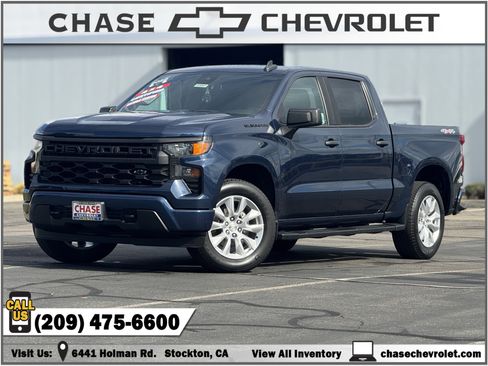 Certified 2022 Chevrolet Silverado 1500 Custom w/ LPO, Dark Essentials Package image 1