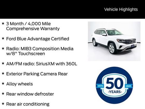 Used 2023 Volkswagen Atlas SE AWD/4WD image 6