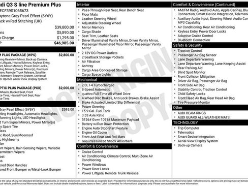 Certified 2025 Audi Q3 2.0T Premium Plus w/ Premium Plus Package image 20