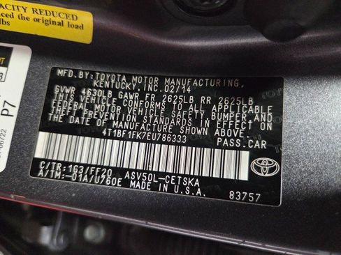 Used 2014 Toyota Camry SE FWD image 85