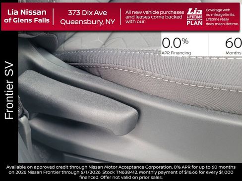 New 2026 Nissan Frontier SV w/ SV Convenience Package AWD/4WD image 34