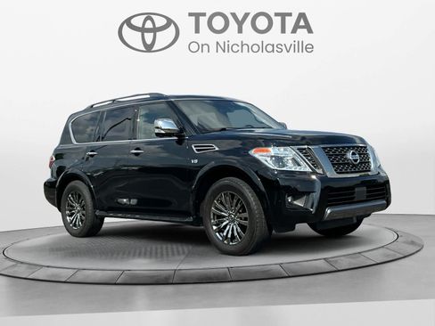 Used 2019 Nissan Armada Platinum w/ Captain's Chairs Package AWD/4WD image 7