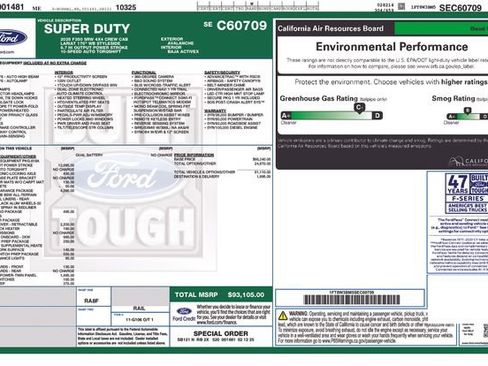 Used 2025 Ford F350 Lariat w/ Black Appearance Package image 3