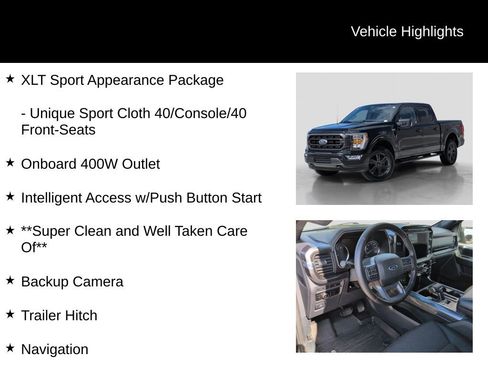 Used 2023 Ford F150 XLT w/ Equipment Group 302A High image 21