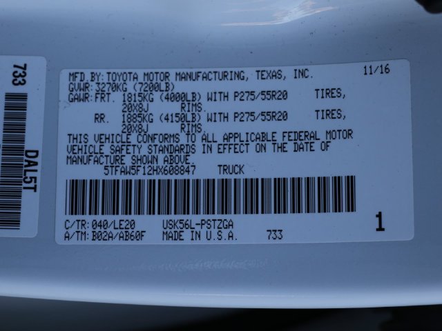 Used 2017 Toyota Tundra Platinum AWD/4WD image 32