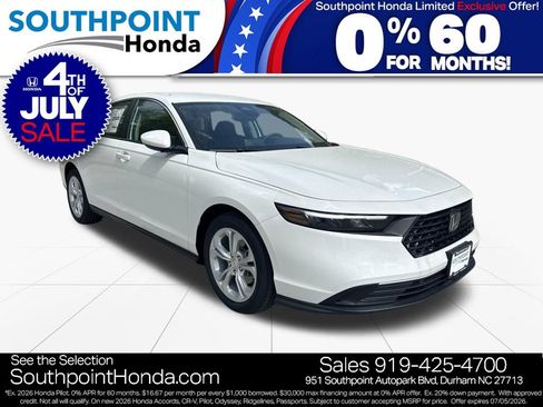 New 2026 Honda Accord LX image 1