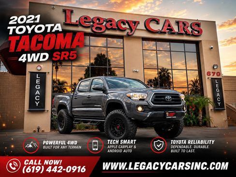 Used 2021 Toyota Tacoma SR5 AWD/4WD image 2