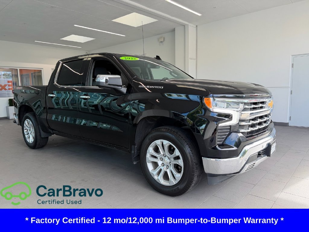 Certified 2022 Chevrolet Silverado 1500 LTZ w/ LTZ Premium Package AWD/4WD image 1