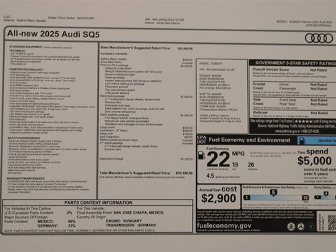 New 2025 Audi SQ5 Premium Plus image 31