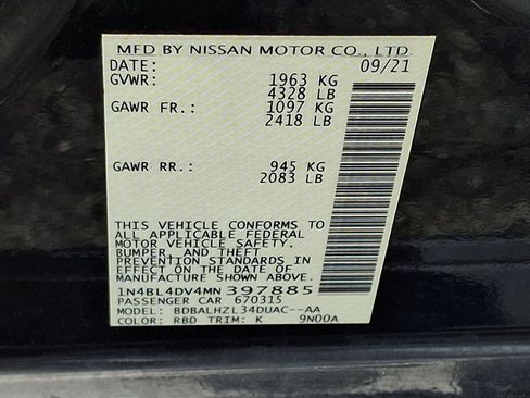 Used 2021 Nissan Altima 2.5 SV w/ SV Premium Package FWD image 27