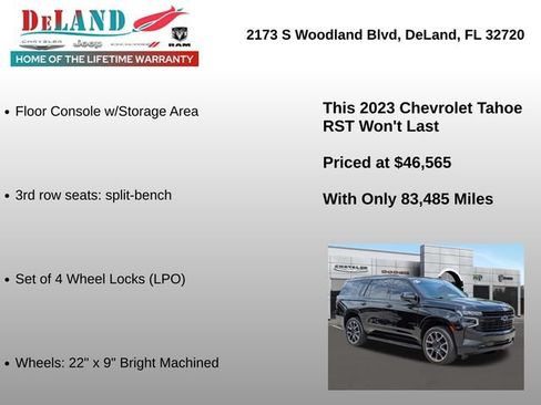 Used 2023 Chevrolet Tahoe RST AWD/4WD image 36