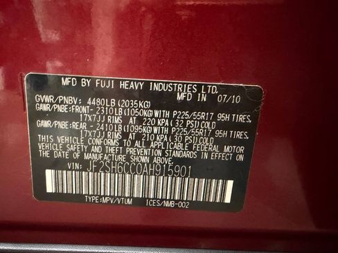 Used 2010 Subaru Forester 2.5X Premium w/ Popular Equipment Group 1A AWD/4WD image 30