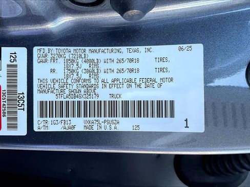 Used 2025 Toyota Tundra SR5 w/ SR5 Convenience Package image 31