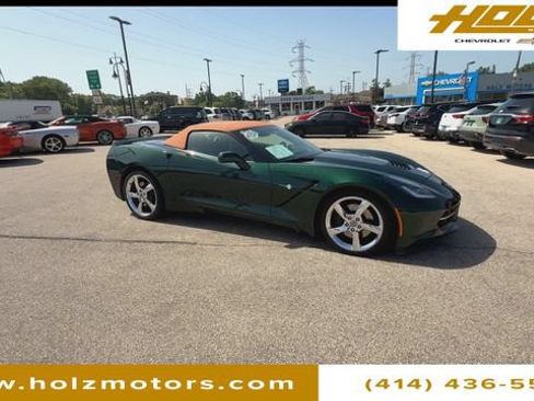 Certified 2014 Chevrolet Corvette Stingray Convertible w/ 3LT Preferred Equipment Group RWD image 10