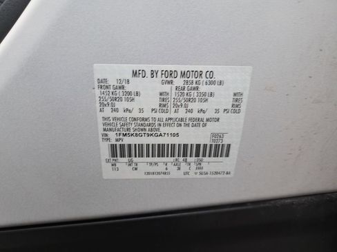 Used 2019 Ford Explorer Sport AWD/4WD image 37