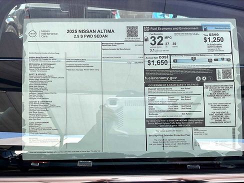 New 2025 Nissan Altima 2.5 S image 19