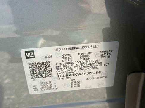 Used 2023 Chevrolet Traverse LT w/ LPO, Floor Liner Package AWD/4WD image 22