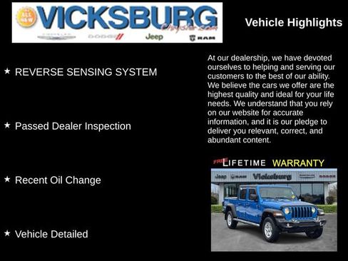 Used 2020 Jeep Gladiator Sport w/ Quick Order Package 24S image 25