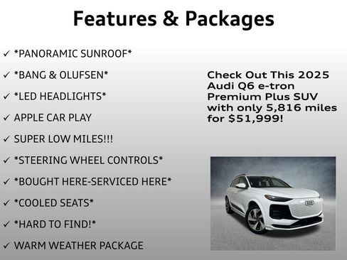Certified 2025 Audi Q6 e-tron Premium Plus w/ Premium Plus image 12