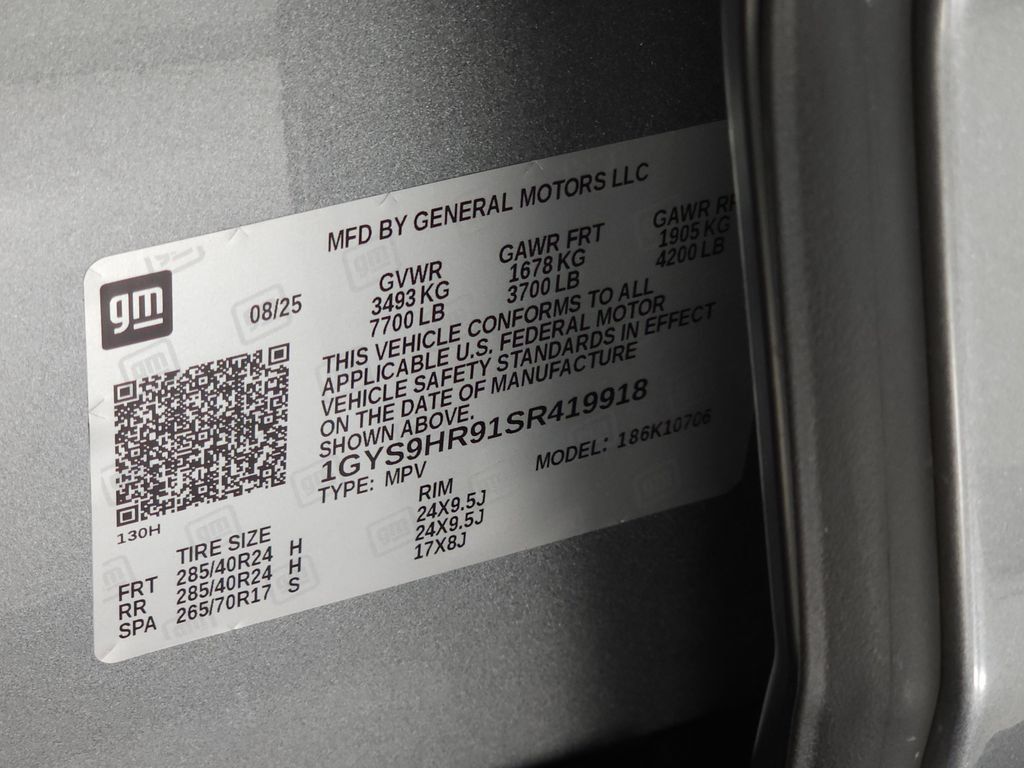 Used 2025 Cadillac Escalade V w/ LPO, Floor Liner Package AWD/4WD image 50
