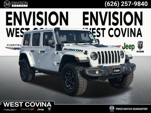 Used 2021 Jeep Wrangler Unlimited Rubicon 4xe image 1