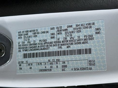 Certified 2022 Ford Escape SE w/ Cold Weather Package image 22