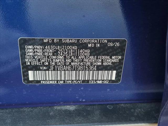 New 2026 Subaru WRX Premium AWD/4WD image 18