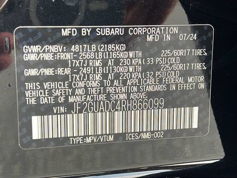 Used 2024 Subaru Crosstrek 2.0i Premium AWD/4WD image 25