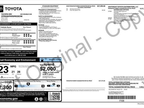 Used 2025 Toyota Tacoma SR5 image 4