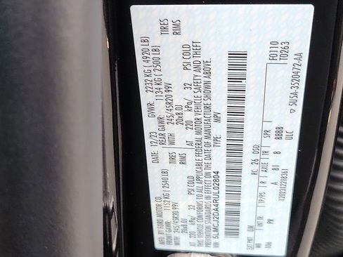 New 2024 Lincoln Corsair Reserve w/ Equipment Group 201A image 10