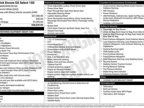 Used 2023 Buick Encore GX Select FWD image 35