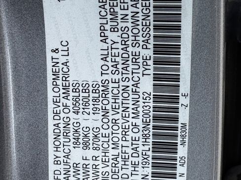 Used 2022 Honda Civic Sport Touring image 30