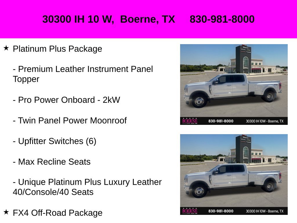 Used 2026 Ford F350 Platinum w/ Platinum Plus Package AWD/4WD image 14
