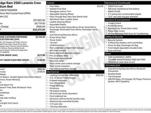 Used 2007 Dodge Ram 2500 Truck Laramie AWD/4WD image 7