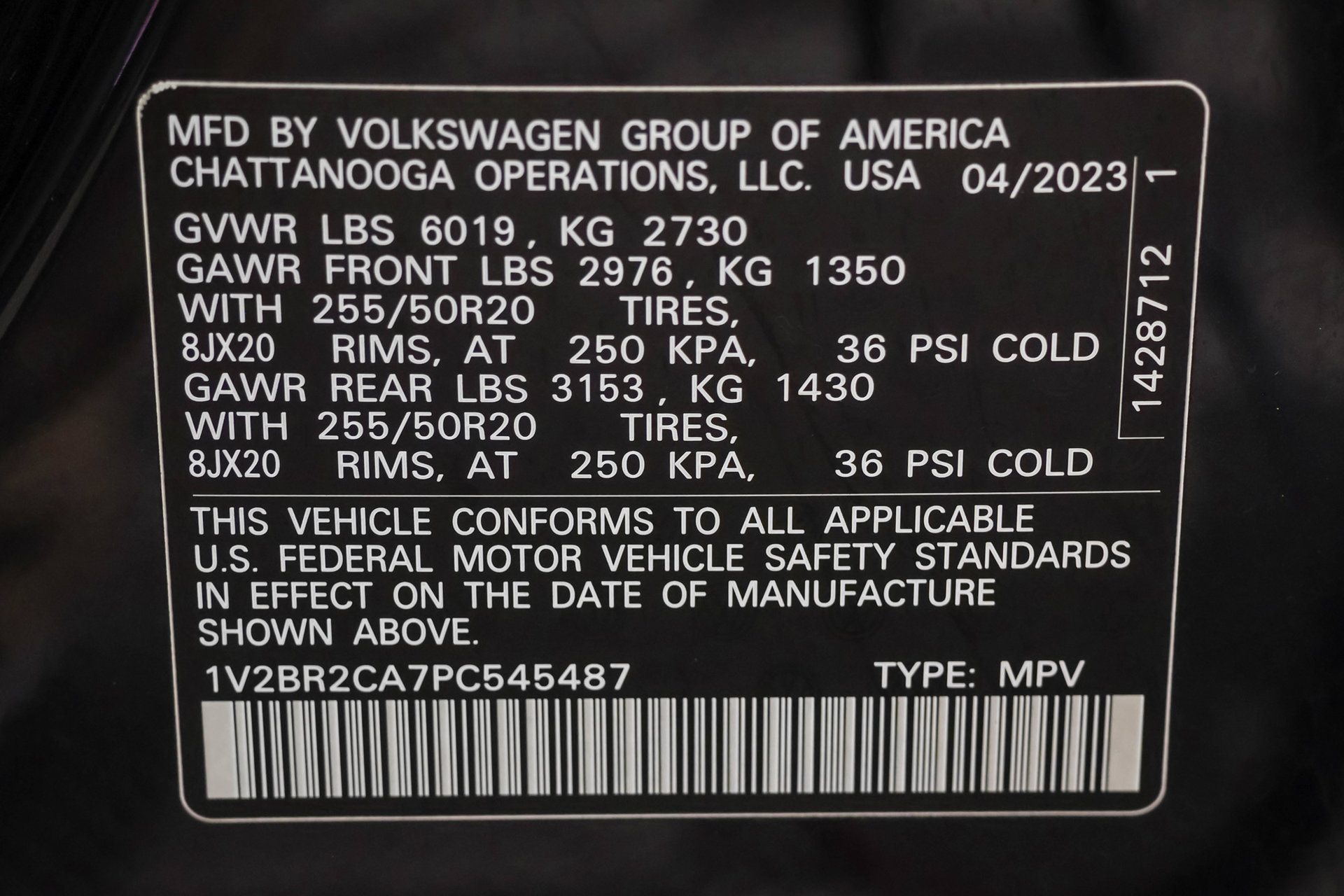 Used 2023 Volkswagen Atlas SEL AWD/4WD image 53