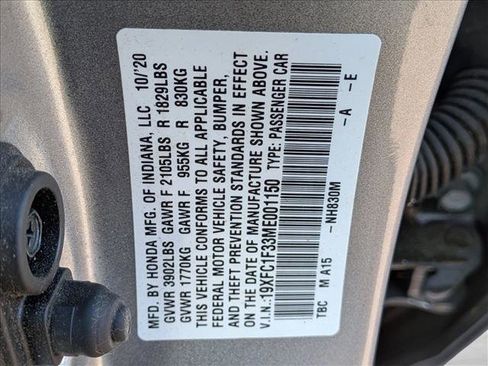 Used 2021 Honda Civic EX image 15