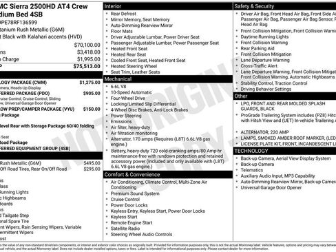 Used 2024 GMC Sierra 2500 AT4 w/ Technology Package AWD/4WD image 2