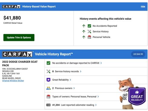 Used 2022 Dodge Charger Scat Pack w/ Daytona Edition Group image 2