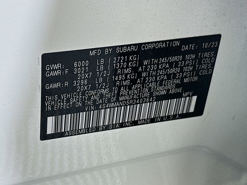 Used 2024 Subaru Ascent Limited image 12