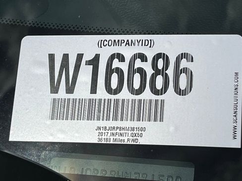 Used 2017 INFINITI QX50 2WD w/ Deluxe Touring Package image 19