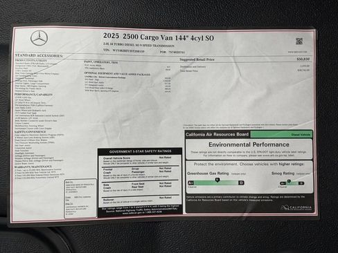 New 2025 Mercedes-Benz Sprinter 2500 image 27