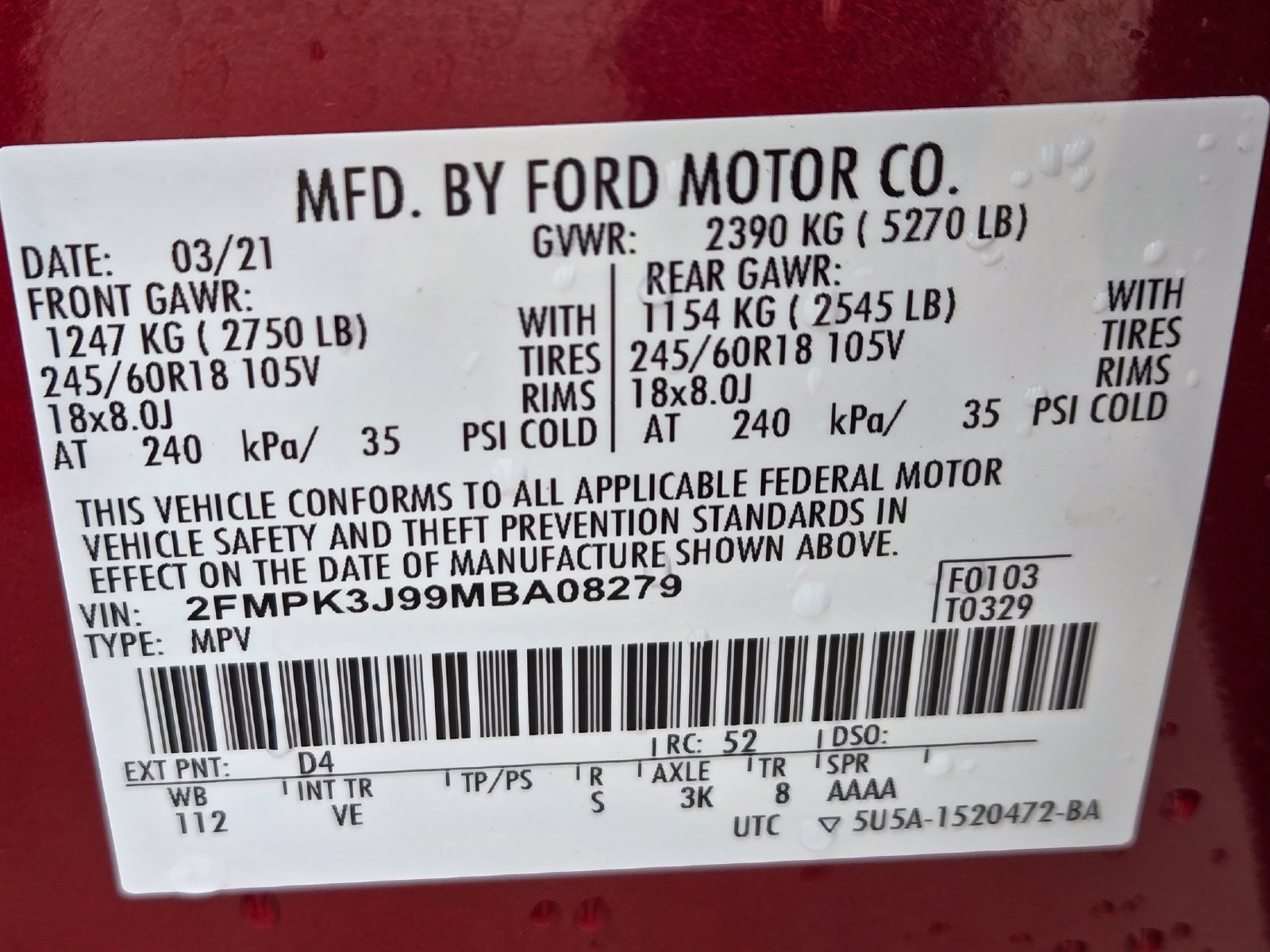 Used 2021 Ford Edge SEL w/ Convenience Package FWD image 14