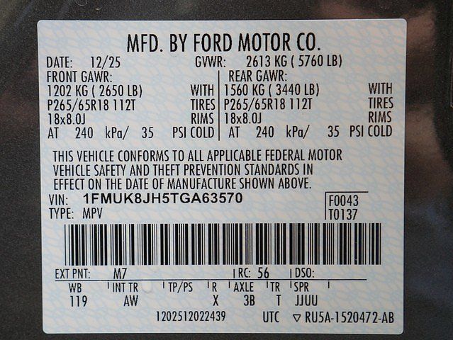 New 2026 Ford Explorer Active w/ Active Comfort Package AWD/4WD image 42