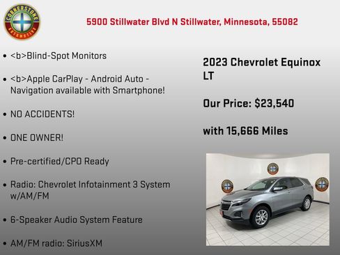 Used 2023 Chevrolet Equinox LT AWD/4WD image 15